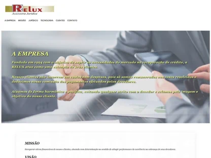 Criação de sites Portifólio Relux Assessoria Jurídica